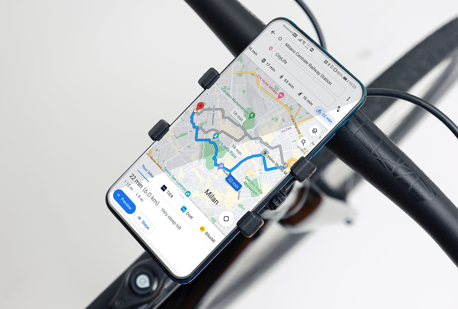 E-bike googlemaps