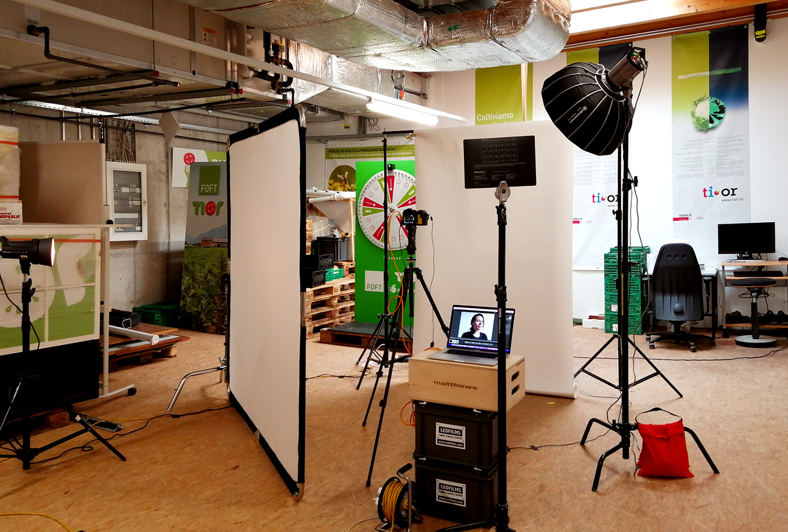 Ledfilms backstage produzione video