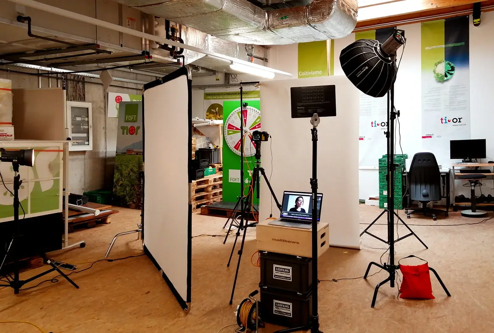 Ledfilms backstage produzione video